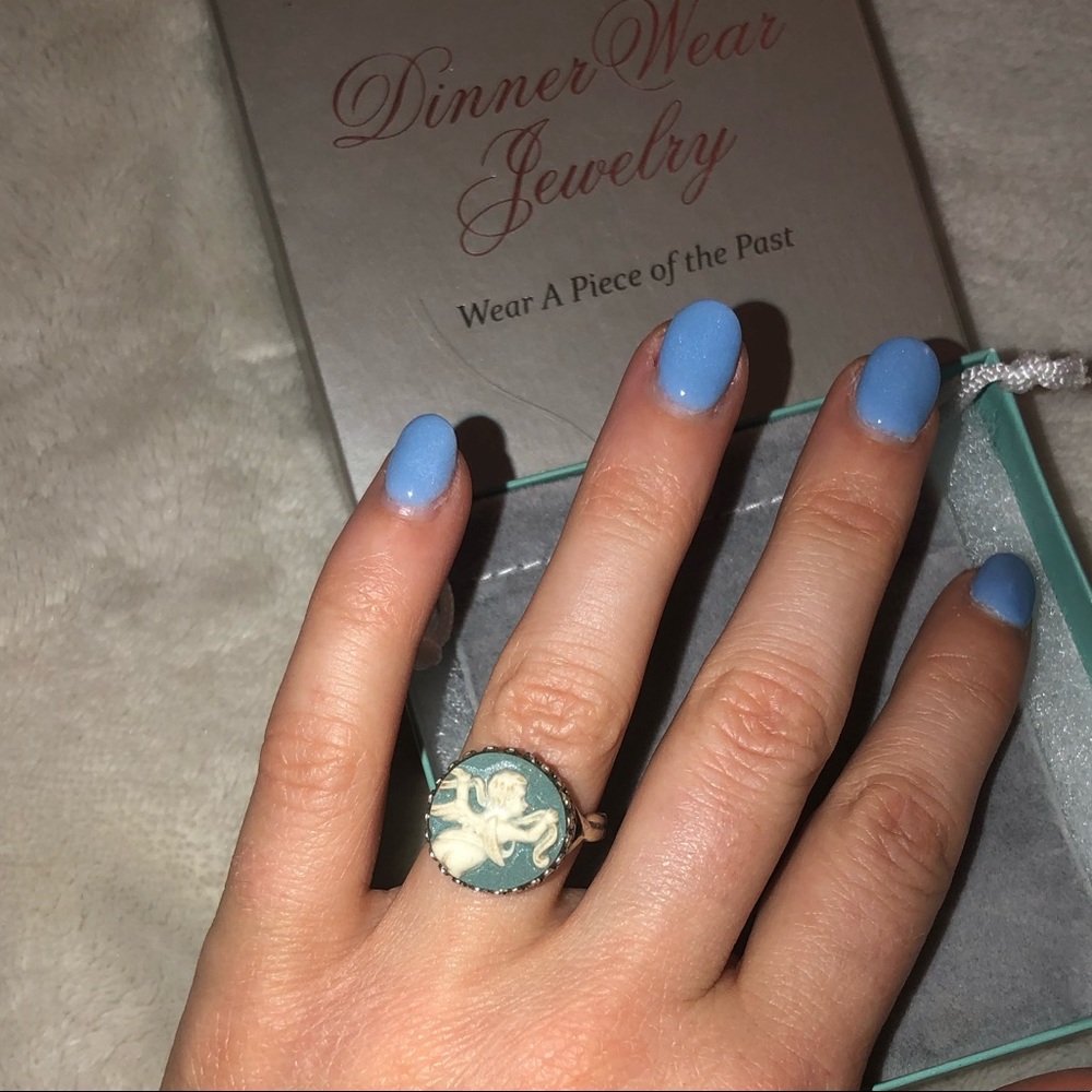 VINTAGE Wedgwood Jasper-ware Ring